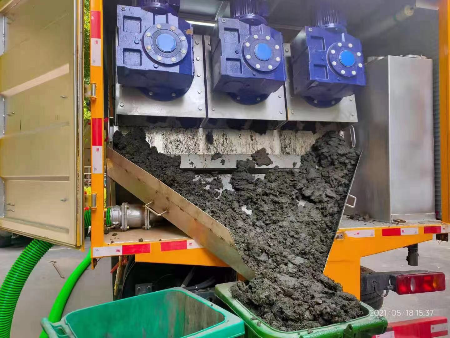 金门化粪池清掏城市维护站-泥浆净化干湿分离处理